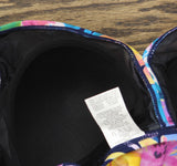 Swim Solutions Dreams Flutter-Sleeve One-Piece Swimsuit Navy Blue / Multi 16