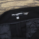 Karl Lagerfeld Womens High-Waist Wide-Leg Pants G47PN31A Black 8