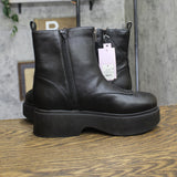 Wild Fable Honor Ankle Combat Platform Boots 94642926 Black 8M