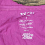 Nine West Womens Soft Spun V-Neck Tank Top 1660c0eab44a8a Hot Pink S