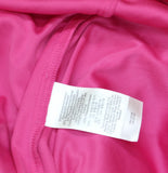 DKNY Handkerchief Hem Mixed Media Maxi Skirt P4DN8X10 Vivid Pink XS