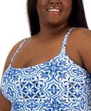 La Blanca Alboran Sea One-Piece Swimsuit LB5RN24MW Blue Multi 16W