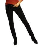 Charter Club Straight Leg Mid Rise Tummy Slimming Jeans Saturated Black 16