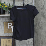 Spyder Active Womens Athletic Short Sleeve T-Shirt Tee 1753164 Black L