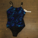 Magicsuit Womens Hazy Daze Lisa One Piece Swimsuit 6017955 Hazy Daze Blue 16