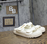 Guess Womens FABULON Sandal Two Strap GWFABULON5 Ivory 7M