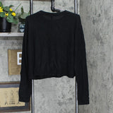 Wild Fable Women's Long Sleeve Crewneck Top 564074 Black M