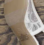 A New Day Womens Milan Slingback Pumps Lace 93708032 Cream Off White 7.5M