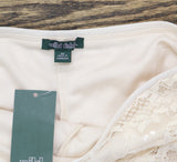 Wild Fable Womens Mid-Rise Sequin Lace Midi Skirt Champagne Off White XS