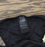 Volcom Womens Simply Solid V Bottom Swimsuit Bikini Bottom Caviar Black M