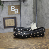 A New Day Womens Sammie Studded Ballet Flats 94462298 Black 6M