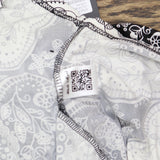 White Mark Womens Plus Size Dulce Tunic Top Black / White 4X