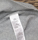 Abercrombie Girls Embellished Pearl Pullover Sweater 43AK32M Gray 17/18