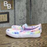 Cat & Jack Girls Sariah Striped Speckle Print Slip-On Sneakers Multicolor 3