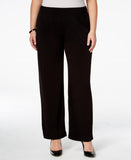 Ny Collection Womens Plus Size Pull-On Wide-Leg Pants WITP0247