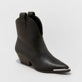 Universal Thread Women's Henley Ankle Western Boots 88375060 Black 7M