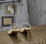 INC International Concepts Brisa Embellished Vinyl Sandals Dark Almond Brown 7M