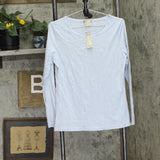 Ink+ivy Womens Loungewear Shirt Top IIW16133S Arctic Ice Blue M