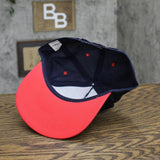 Four Seasons Mens Vintage Harryman Truevalue Hardware Snapback Hat Navy / Red OS