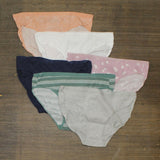 Auden Women's Cotton Bikini Underwear 6pk PZEP3 Assorted M