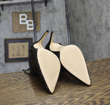 Nine West Womens Fessla Pump Stiletto Heel WNFESSLA2 Black 9.5M