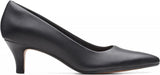 Clarks Womens Linvale Jerica Pump Heeled Shoes 26137208 Black Leather 8M