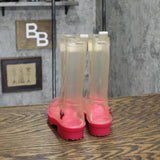 American Girl Toddler Girls Rain Boots 166908fc390684 Pink / Clear 8/9