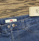 Levis Little Girls Flared Denim Jeans Blue 6X