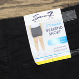 Seven7 Womens Denim Frayed Hem Slim Fit Weekend Short MY3324BLC