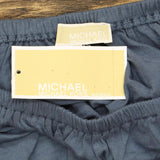 Michael by Michael Kors Plus Size Off-Shoulder Tie-Cuff Top Chambray Blue 1X