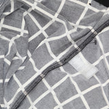 Calvin Klein Womens Printed Pleat-Neck Blouse CSE1676F Black / Cream M