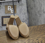 Sun + Stone Womens Reeta Block-Heel Platform Sandals Sand Stone Brown 8.5M