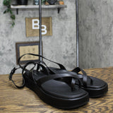 Alfani Womens ARAA Open Toe Platform Ankle Strap Sandals 10014836800 Black 10M