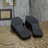 A New Day Womens Maple Knotted Bow Slide Sandals 91745610 Black 7.5M