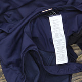 Lauren Ralph Lauren Beach Club Solids Ring One Piece Swimsuit Dark Navy Blue 6