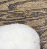 Steve Madden Womens Earmuffs Faux Fur Cozy Fuzzy SMA-5641 Ivory Off White
