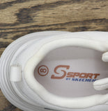 S Sport By Skechers Archie Lace Up Athletic Memory Foam Insole Sneakers White 8