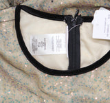 Bonnie Jean Girls Sequin Dot Velvet Trim Dress Brown Multi 12