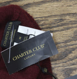 Charter Club Womens 100% Cashmere Cuffed Beanie 100160260HT Crantini Red