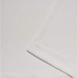 Exclusive Home Woven  Blackout Button Curtain Panel Pair Vanilla Off white 52x84
