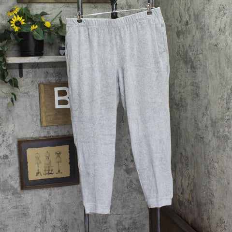 Alfred Dunner Pull-On Casual Jogger Pants with Pockets Ash Gray 1X
