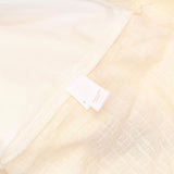 LC Lauren Conrad Womens Bell Sleeve Tie Front Woven Blouse Shirt Top Ivory M