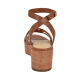 Tommy Hilfiger Womens Vastie Platform Sandal TWVASTIE Medium Brown 8.5M