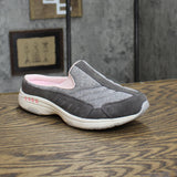 Easy Spirit Traveltime Mule Womens Slip On Shoes Medium Gray 7.5M
