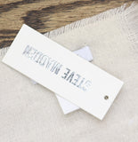 Steve Madden Womens Plaid Blanket Wrap Scarf Fringe SMA-3694 Light Beige Brown