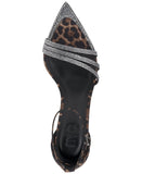 INC International Concepts Dress Sandals Stiletto Heels Leopard Brown 7.5M