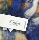 Steve Madden Womens Lofty Fringe Scarf Fuzzy Oversized SMA-5226 Cobalt Blue