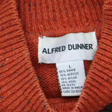 Alfred Dunner Fall Embroidered Vintage Turtleneck Pullover Sweater Orange L