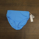 Anne Cole High Waist Shirred Swim Bottom MYMB36001 Artic Blue L