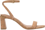 Vince Camuto Hamda Ankle Strap High Heel Sandals Natural Brown / Gold 8.5M